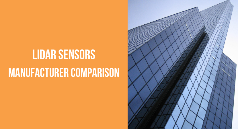 LiDAR Sensor Manufacturer Comparison