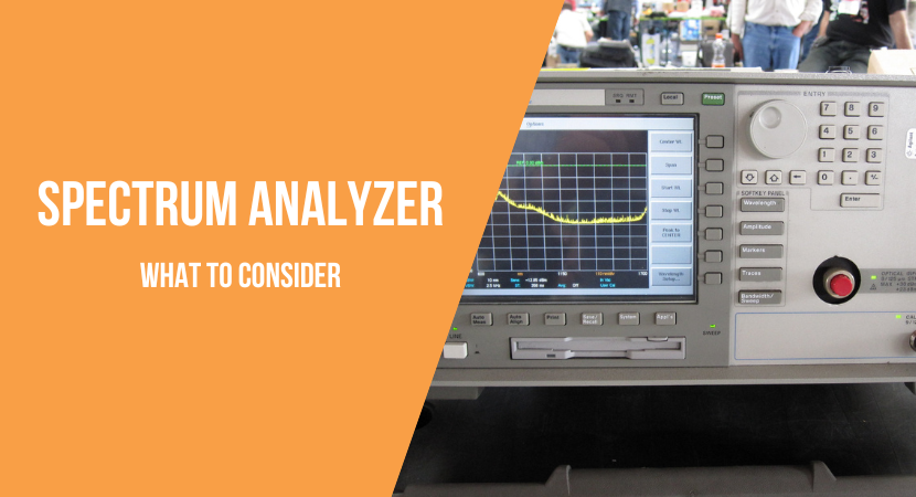 Five criteria for selecting a spectrum analyzer