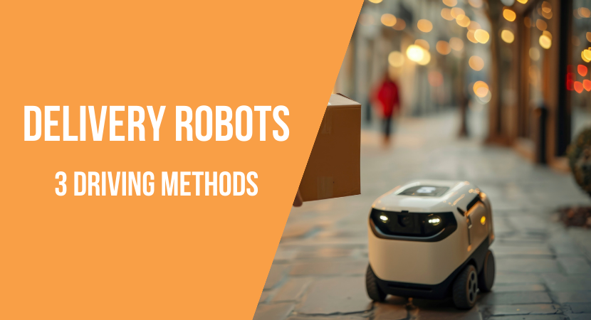 3 types of automatic delivery robot driving methods