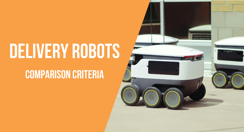 Comparison criteria - How to choose a delivery robot