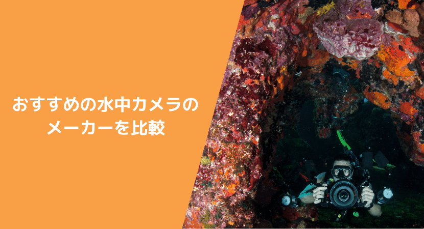 水中カメラのおすすめメーカー5社を比較！