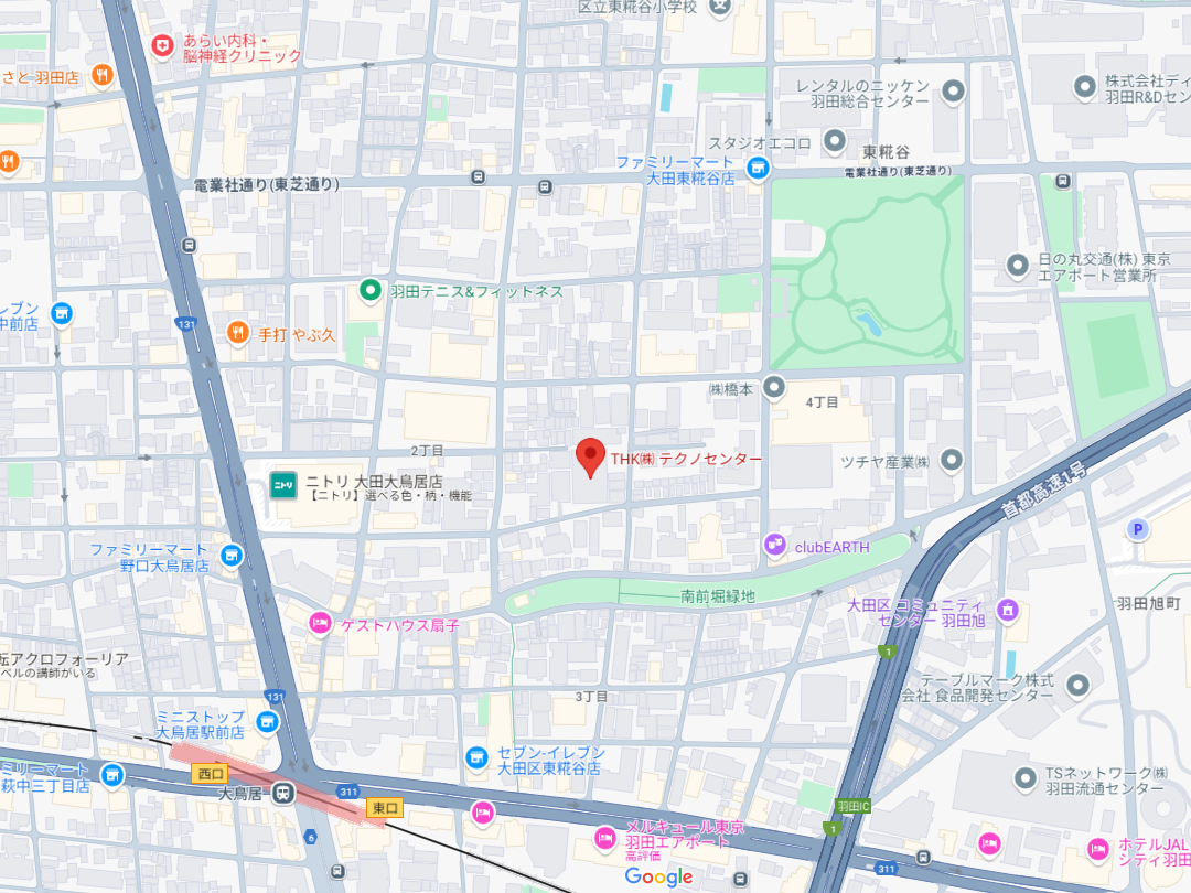THKテクノセンター場所