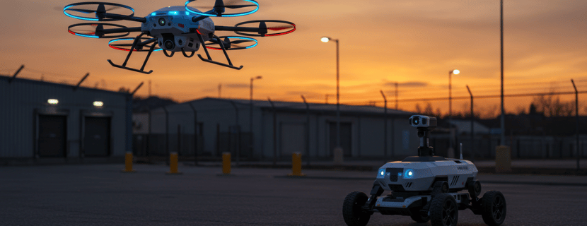 警備ロボットの導入で、警備の人的リソースを改善しましょう