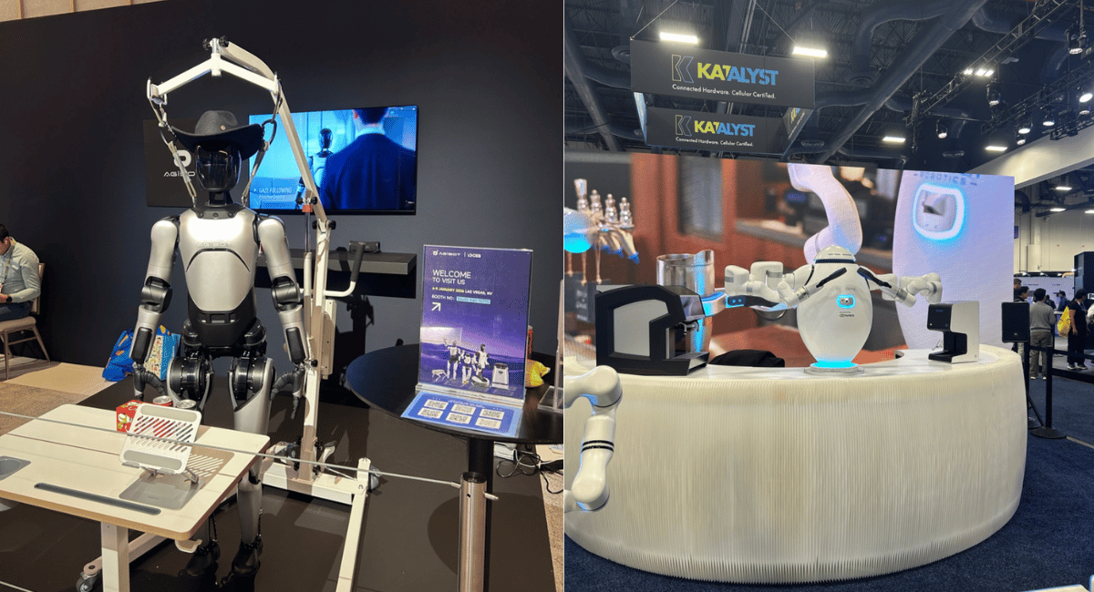 展示されているヒューマノイド