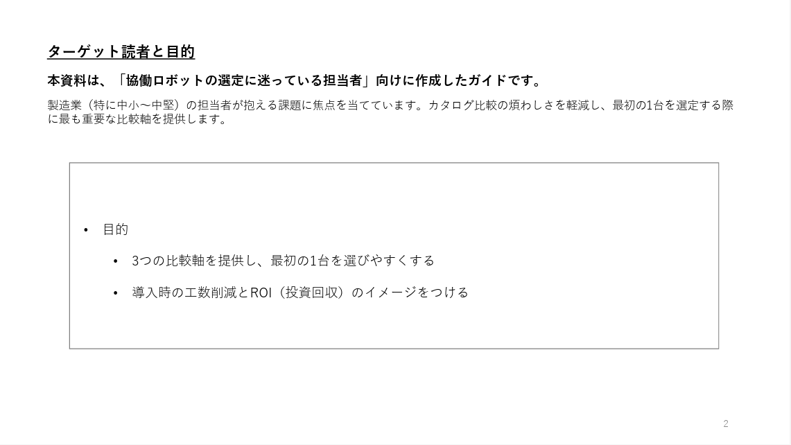 協働ロボット導入完全ガイド