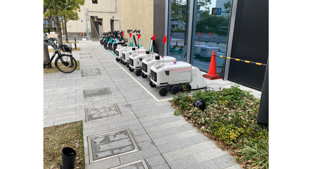 Avrideの配送ロボットたち