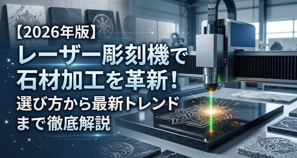 【2026年版】レーザー彫刻機で石材加工を革新！選び方から最新トレンドまで徹底解説