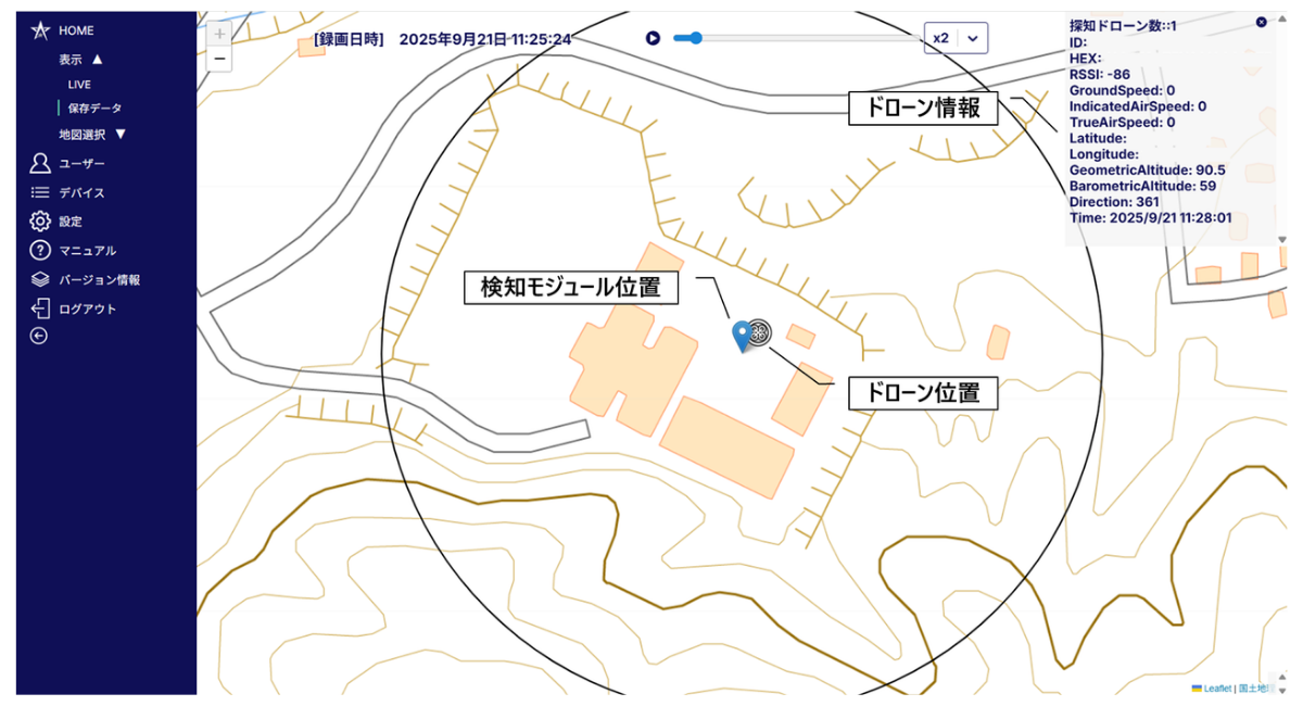ドローン探知システム Drone ID Tracker