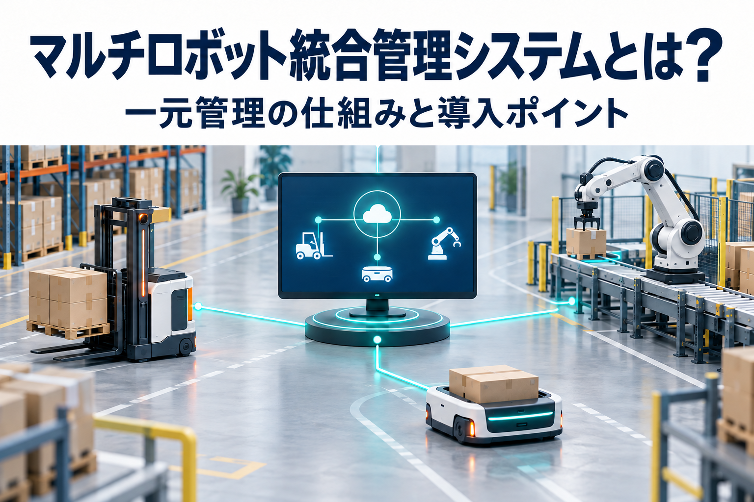 マルチロボット統合管理システムとは？一元管理の仕組みと導入ポイント